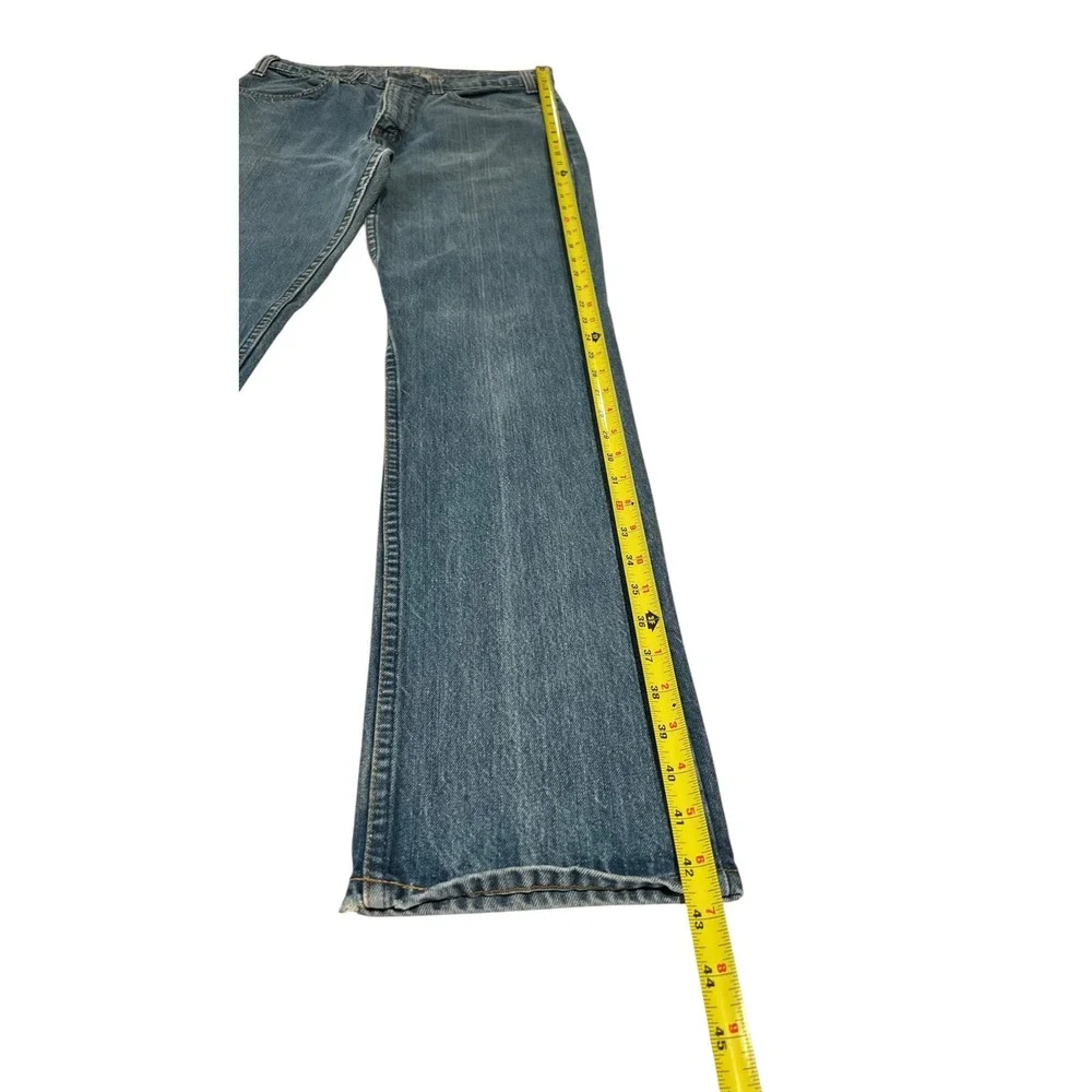 Vintage 1978 Levi's 519 Orange Tab Straight Leg‎ Jeans Blue Men's 32x33